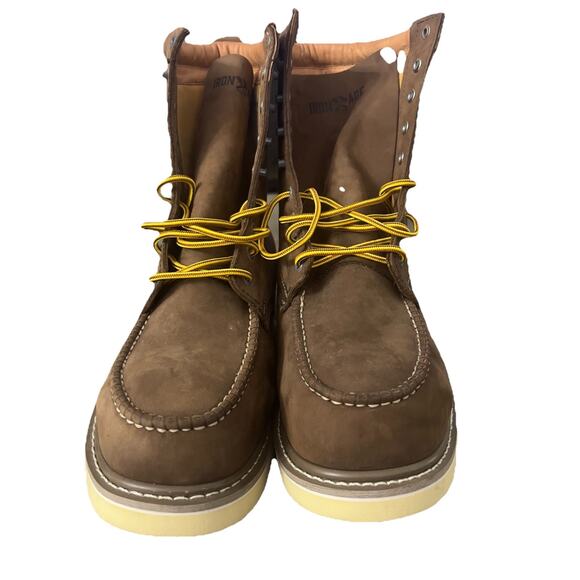Iron Age Reinforcer 8 In Electrical Steel Toe Work Mens Brown Work Safety Sz 13 main image 8